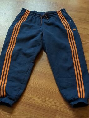 adidas 3-stripe Sweatpant Joggers-Navy